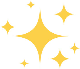 Generative AI logo icon magic sparkle stars Artificial intelligence
