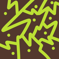 abstract subtle pattern of green lines and dots.