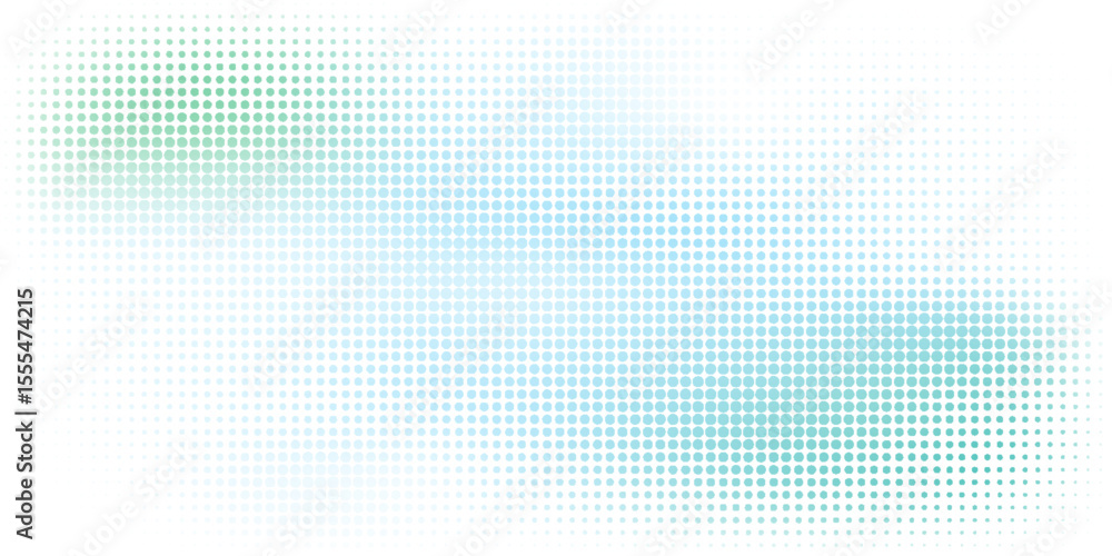 Poster vibrant abstract image featuring a gradient halftone pattern with multicolored dotsthe graphic evoke