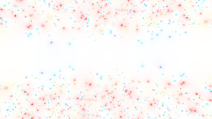 Abstract Colorful Particle Field Background