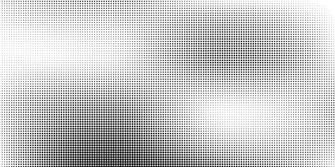 Background with monochrome dotted texture. Polka dot pattern template. vector ilustration