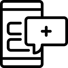 message Icon Illustration