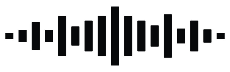 Fototapeta premium Sound wave icon. Sound wave, Vector-EPS 10