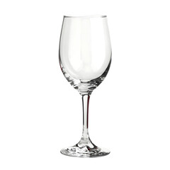 Empty wine glass isolated on transparent background