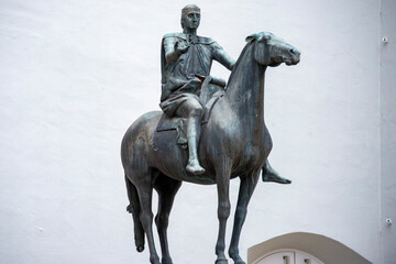 Fototapeta premium Equestrian Statue of Emperor Ludwig of Bavaria