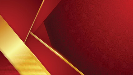 Red and Gold Gradient Vector Background 