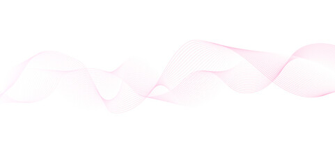 pink wave curve lines banner background design. Digital frequency track equalizer. Stylized line art background. modern soft luxury texture with smooth and clean vector subtle background illustration