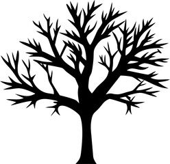 tree vector icon. Clean flat design for logos, websites, and ecology visuals.