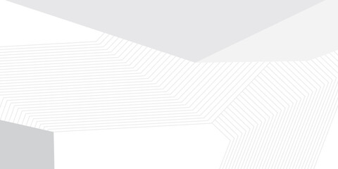grey light abstract white line background modern design Vector illustration