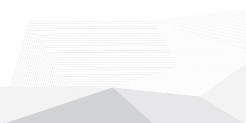 grey light abstract white line background modern design Vector illustration