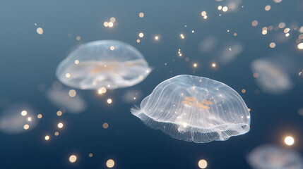 jellyfish in the water, jelly fish in the aquarium