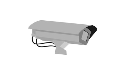 Cctv camera rectangle design vector