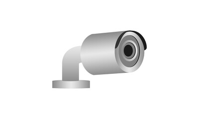 Cylinder cctv camera design vector