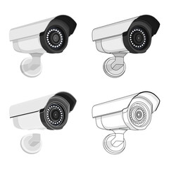 CCTV Vectoer Image And Illustration