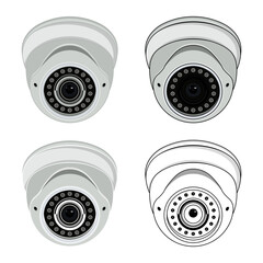 CCTV Vectoer Image And Illustration