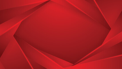 Obraz premium Red Geometric Gradient Vector Background