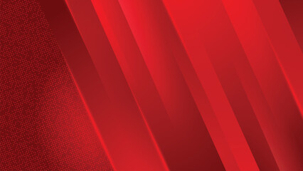Red Geometric Gradient Vector Background