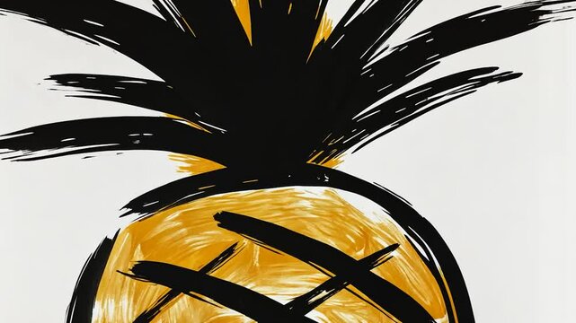 Abstract pineapple graphic