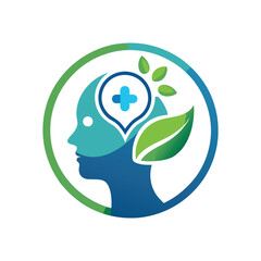 Modern Minimal Mental Health Icon Set Logo Vector Files