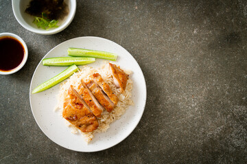 Grilled Chicken with Steamed Rice