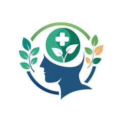 Modern Minimal Mental Health Icon Set Logo Vector Files