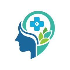 Modern Minimal Mental Health Icon Set Logo Vector Files