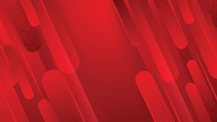 Red Geometric Gradient Vector Background