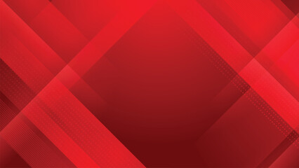 Red Geometric Gradient Vector Background