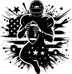 american football silhouette vector, illustration, icon, symbol, sign, football, design, sport, art, cartoon, ball, vintage, set, tattoo, grunge, stamp, emblem, helmet, football, sport, protection,