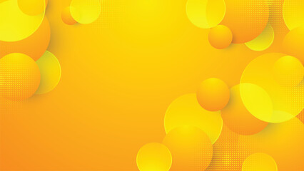 Yellow Geometric Gradient Vector Background