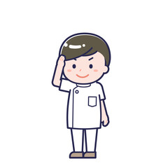 ナース01／ななめ／男性 02