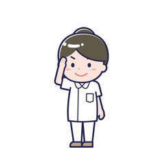 ナース01／ななめ／女性 02