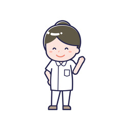 ナース01／ななめ／女性 04