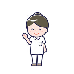 ナース01／ななめ／女性 17