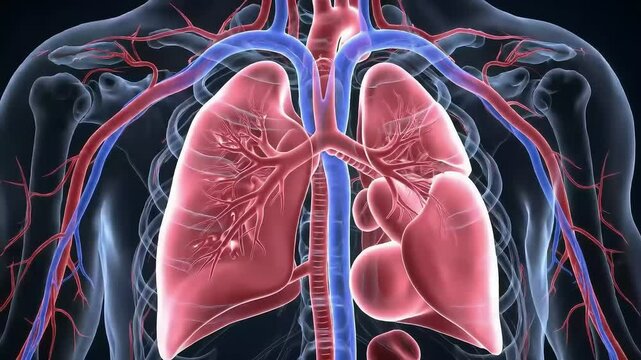 anatomy of the human digestive system footage