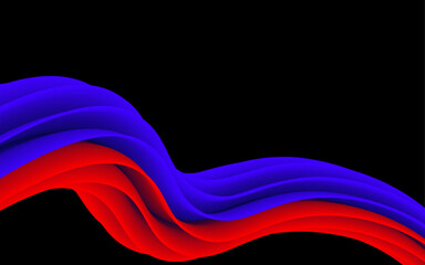 purple and red wave background