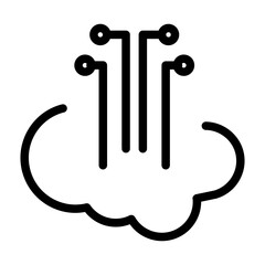 artificial intelligence line icon