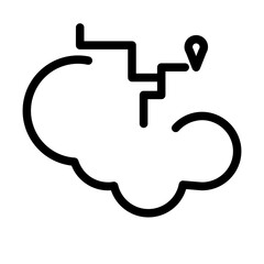 navigation line icon