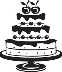 Cake icon clean simple