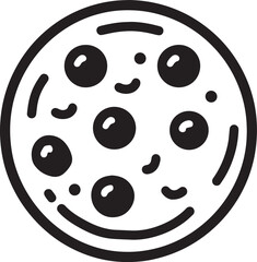 Cookies icon clean simple