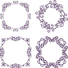 Beautiful flower art and mandala vector design