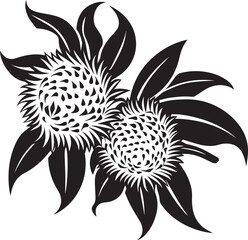 Rambutan Fruit icon clean simple