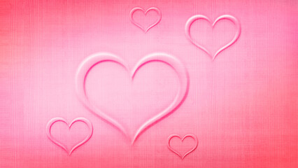 pink heart background