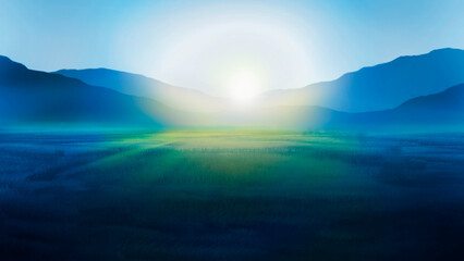 Fototapeta premium sunrise over the sea