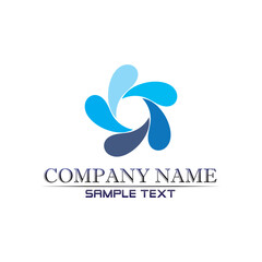 Waves beach logo and symbols template icons app