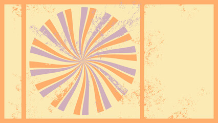 retro background with rays