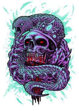 dead king diital illustration