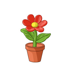 flower vector with simple and attractive appearance