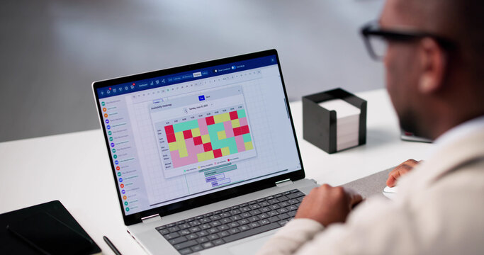Tech Consultant Analyzing Data Visualization