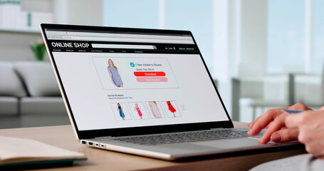 Female ECommerce Analyst Making Virtual Credit Card Payment